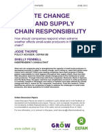 Climate Change Risks and Supply Chain Responsibility
