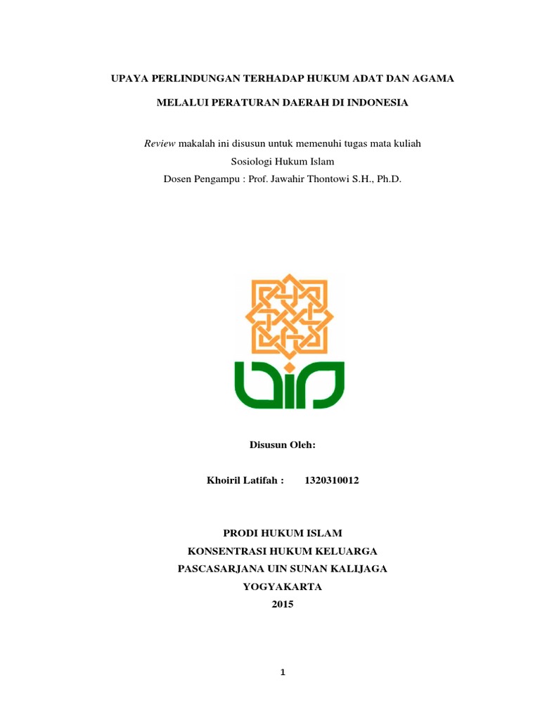 Contoh Makalah Singkat Pdf