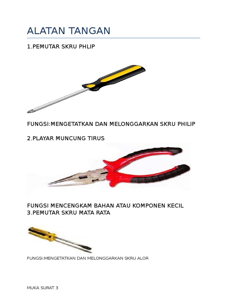 Alatan Tangan Pdf