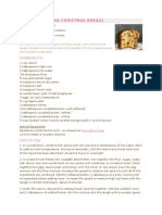 Panettone (Italian Christmas Bread) : Ingredients