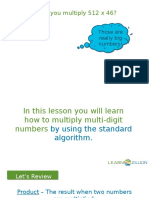 5c Use The Standard Algorithm For Multiplying