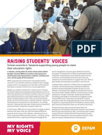 Raising Students' Voices: School Councils in Tanzania Supporting Young People To Claim Their Education Rights