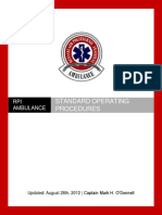 Ambulance Standard Operating Procedures 