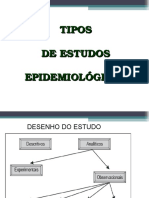 Estudos epidemiológicos: tipos e desenhos