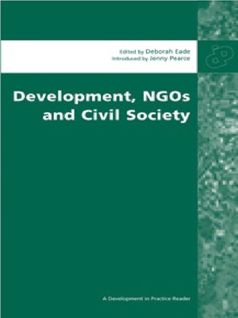 Development, NGOs and Civil Society | PDF | Non Governmental ...
