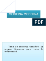 Antropología Tema 1 - Medicina Moderna