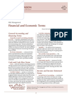 Risk Management - Financial and Economic Terms - Dean McCorkle and Danny Klinefelter