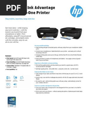 Hp 3835 Pdf Image Scanner Printer Computing