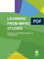 Learning From Impact Studies: World Citizen's Panel in Cambodia