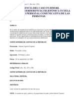 Sentencia Del Caso Fujimori