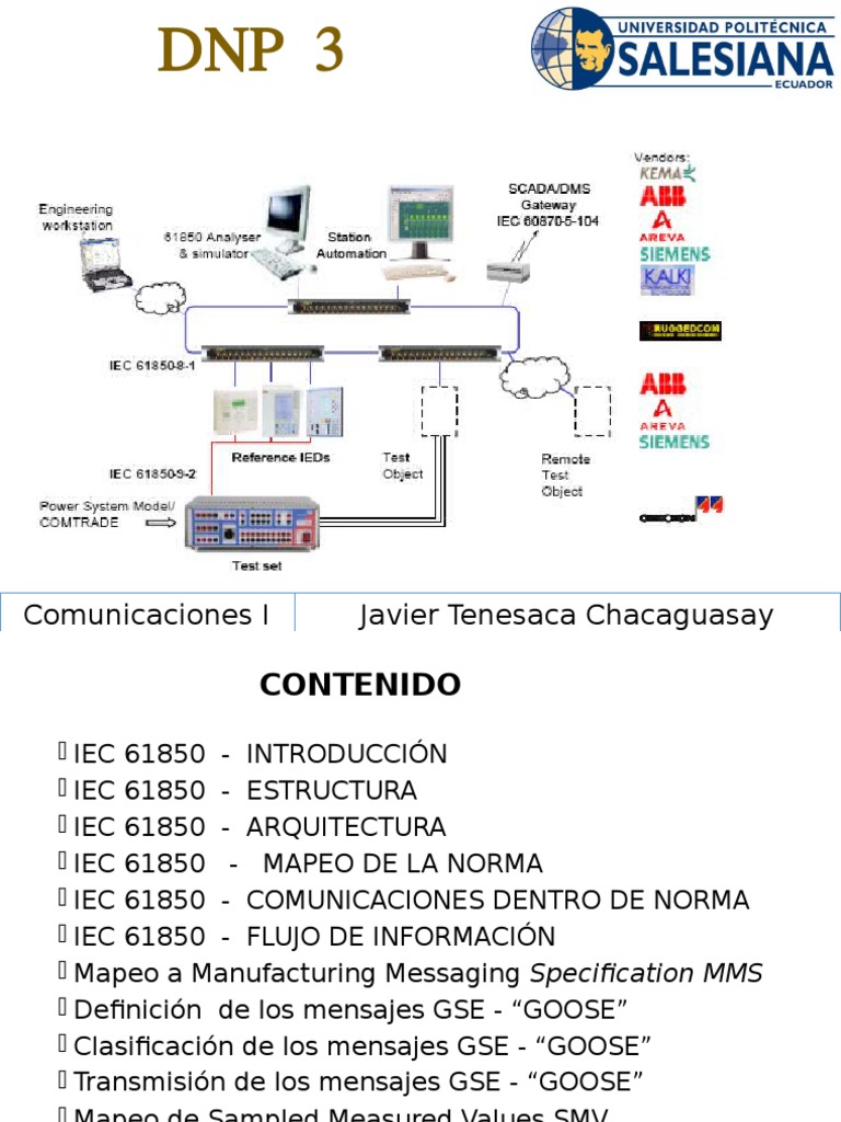 Protocolo IEC 61850 en Subestaciones | PDF | Protocolos de internet ...