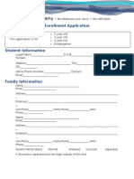 Enrollment Form