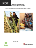 Rising Food Prices in the Sahel