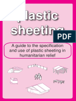 Plastic Sheeting: A Guide To The Specification and Use of Plastic Sheeting in Humanitarian Relief