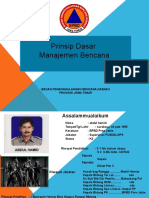 MODUL - 1 Dasar Dasar Dan Konsepsi Manajemen Bencana Unitomo 2015