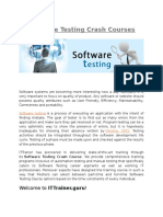 Software Testing Crash Courses