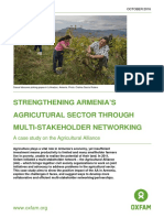 Strengthening Armenia's Agricultural Sector Through Multi-Stakeholder Networking: A Case Study On The Agricultural Alliance