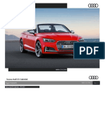 Listino Prezzi Audi S5 Cabrio 2017