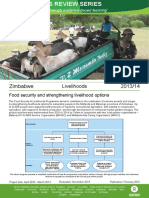 Livelihoods in Zimbabwe: Evaluation of Food Security and Strengthening Livelihood Options