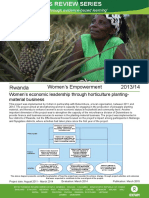 Women's Empowerment in Rwanda: Evaluation of Women's Economic Leadership Through Horticulture Planting Material Business