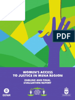 Women's Access To Justice in The MENA Region: Endline and Final Evaluation Report