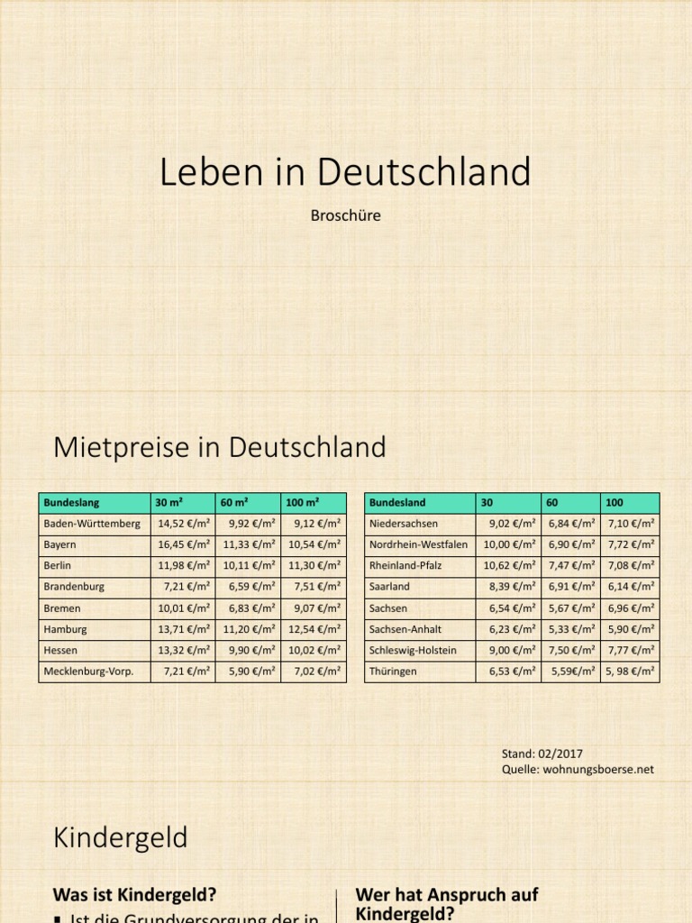 Leben in Deutschland PDF