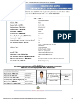 UPSC - Candidate's Application Details (Registration-Id - 11610190767)