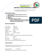 Saudi Prometric Requirements and Registration Form