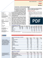 Stable Business Restructuring Trigger: Neutral