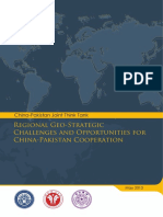 Regional Geo-Strategic Challenges and Opportunities For China-Pakistan Cooperation PDF