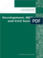 Development, NGOs and Civil Society