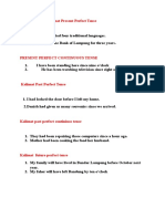 Belajar Contoh Kalimat Present Perfect Tense