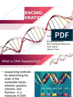 DNA SEQUENCING: FIRST GENERATION METHODS