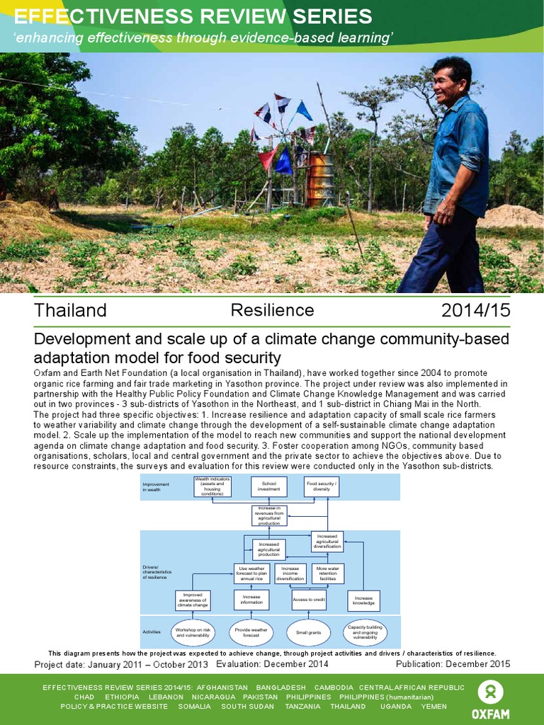 Climate Adaptation in Thai Rice Farming | PDF | Organic Farming | Food ...