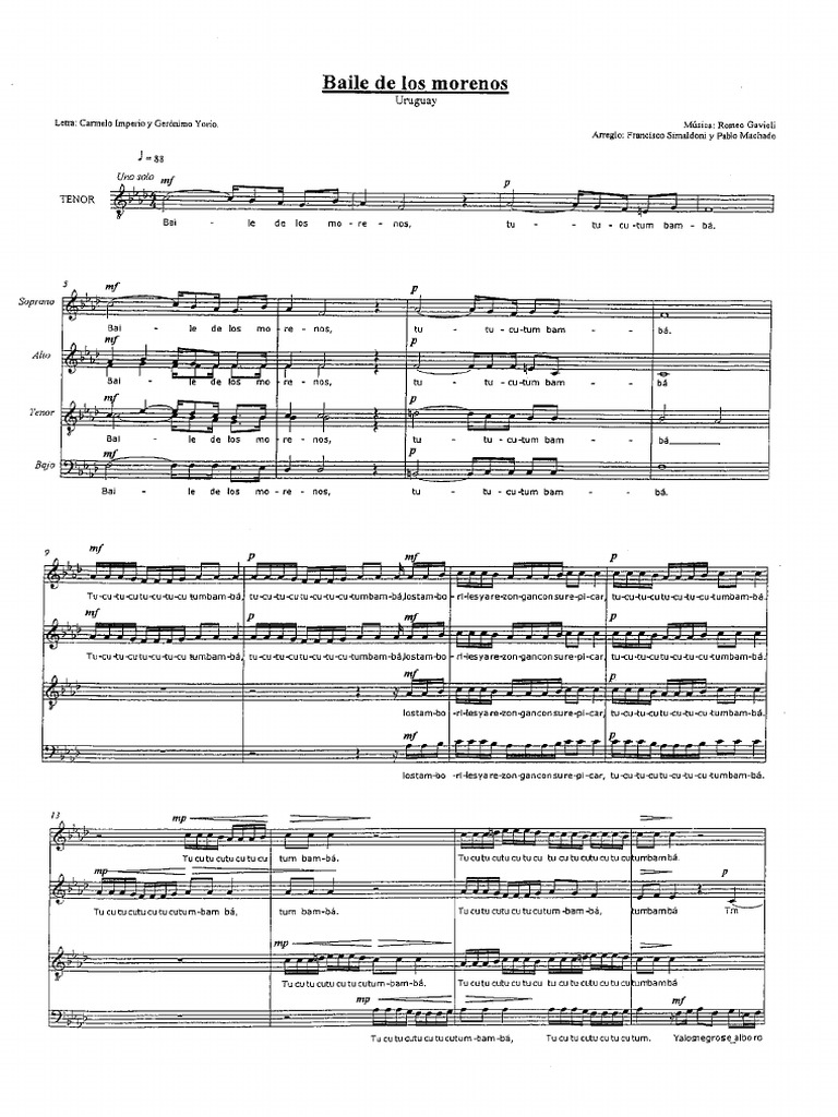 Baile de Los Morenos PDF | PDF