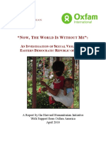 Now, The World Is Without Me: An Investigation of Sexual Violence in Eastern Democratic Republic of Congo