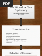 Download Traditional vs New Diplomacy by Fazzillah Noordin SN340833575 doc pdf