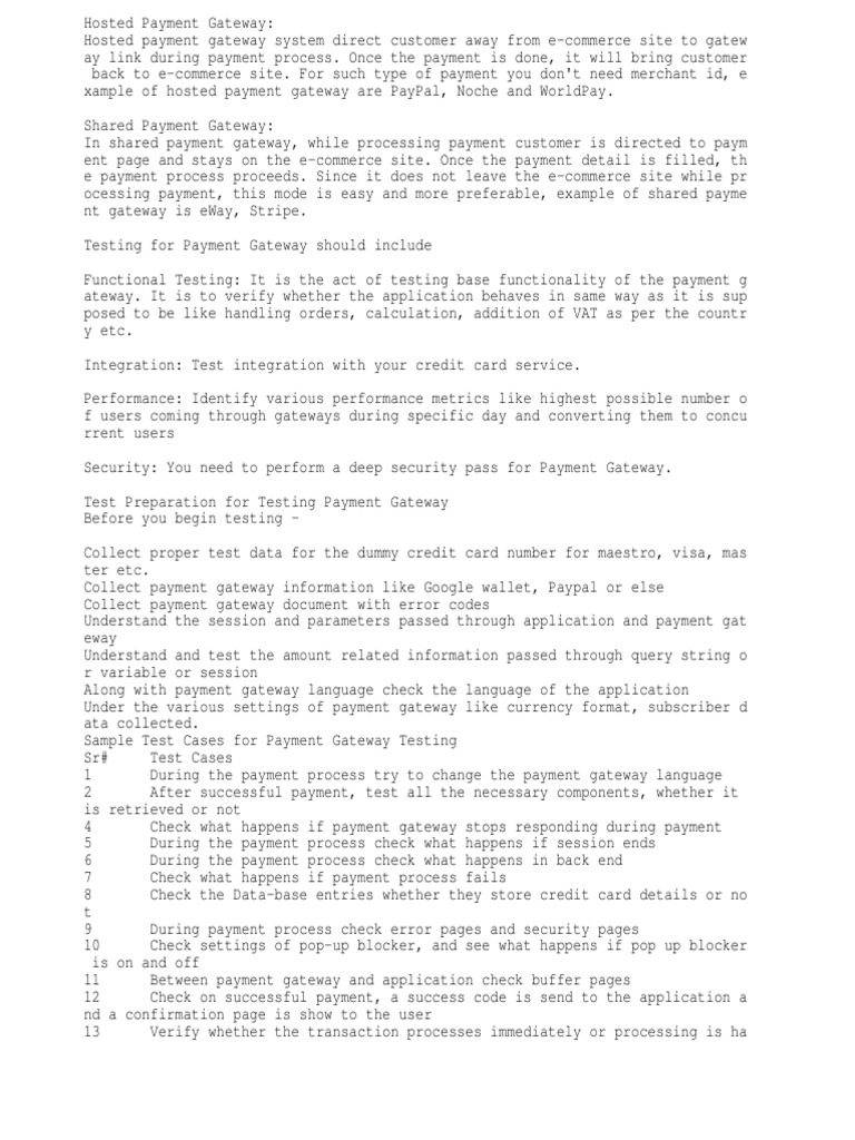 Guru99 Payment Test PDF Cheque Payments