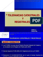 Tolerancias Catastrales