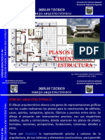 Unidad Didáctica #04 01 - Dibujo Arquitectónico Plano de Planta, Cimentación, Estructura PDF