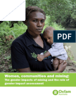 Women, Communities and Mining: The Gender Impacts of Mining and The Role of Gender Impact Assessment