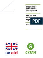 Oxfam's DFID CHASE PPA Year Three Annual Review