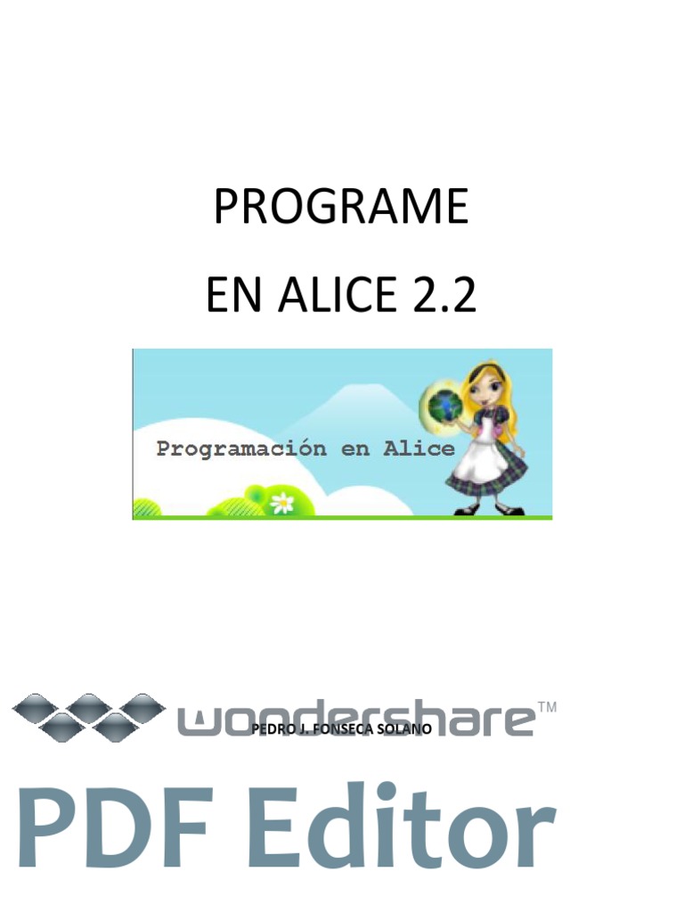 Alice PDF | PDF | Point and Click | Lenguaje de programación