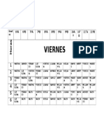 Horario Viernes