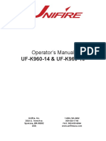UF K960 14 - UF K960 16 - Manual
