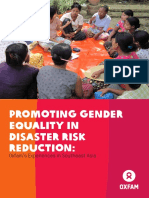 Promoting Gender Equality in Disaster Risk Reduction: Oxfam's Experiences in Southeast Asia
