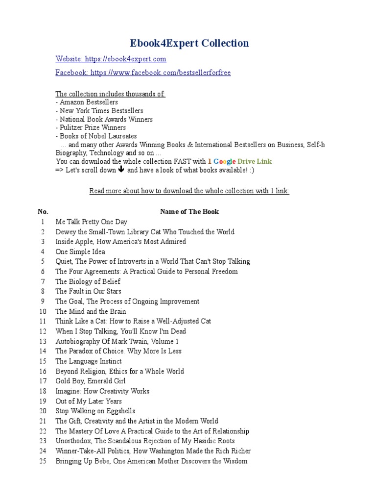 Ebook4expert Ebook Collectionxlsx Mind Human - 