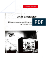 Noam Chomsky (2002) El Terror Como Política Exterior de Estados Unidos Buenos Aires Libros Del Zorzal