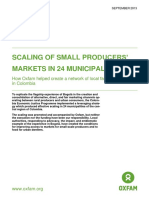 Scaling of Small Producers' Markets in 24 Municipalities: How Oxfam Helped Create A Network of Local Farmers' Markets in Columbia