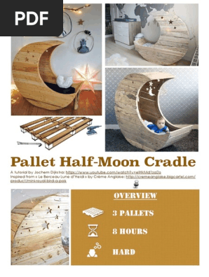 pallet half moon cradle for sale